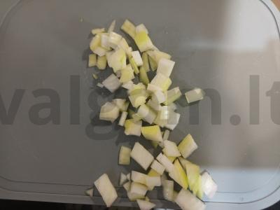 Plovas su kiauliena pietums Žingsnis 1