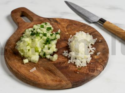 Vištienos salotas šventiniam stalui Žingsnis 4