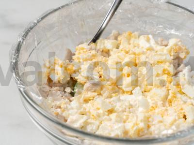 Vištienos salotas šventiniam stalui Žingsnis 5