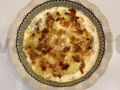 Tartiflette su kamamberu pagrindine nuotrauka