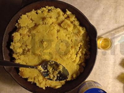 Bulvių onigiri „Mentaiko“ Žingsnis 7