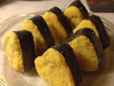 Bulvių onigiri „Mentaiko“ Žingsnis 10