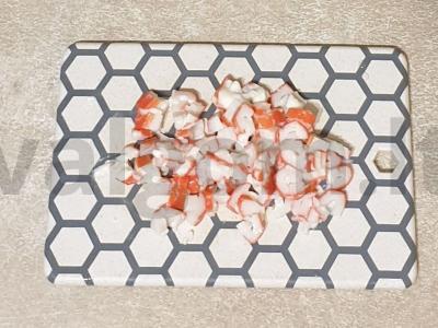 Salotos su nori jūros dumbliais ir ryžiais Žingsnis 2