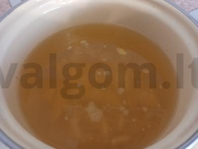 Apelsinų kisielius su maltu ciberžole Žingsnis 3