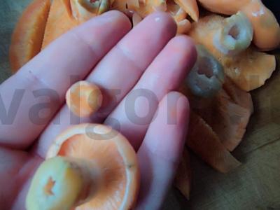 Raudonviršiai iš Baikalo miško su jauna bulve Žingsnis 2