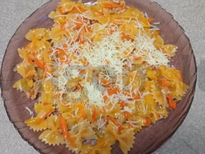 Makaronai-juostelės pagal jūrininkų receptą Žingsnis 6