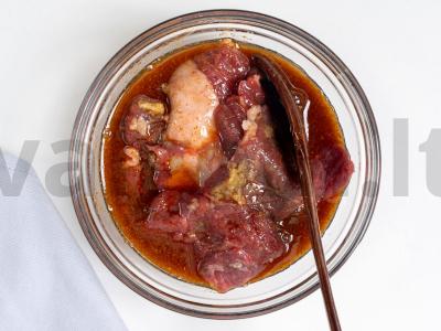 Aštrus jautienos patiekalas korėjietiškai Žingsnis 9