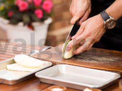 Nektarinai su halumi sūriu ant grotelių Žingsnis 4