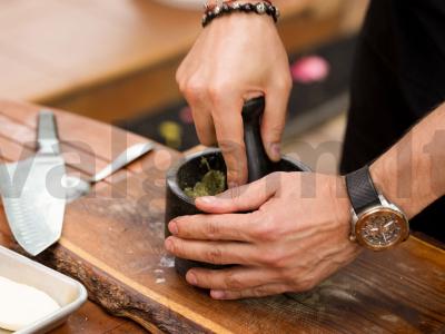 Nektarinai su halumi sūriu ant grotelių Žingsnis 5