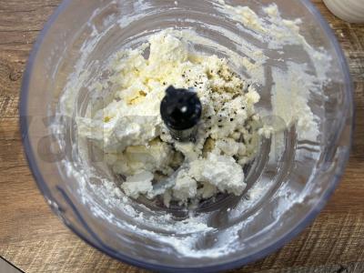 Varškės žiedai su sūriu ir krapais arbatai Žingsnis 1