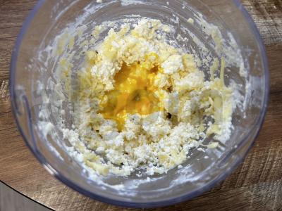 Varškės žiedai su sūriu ir krapais arbatai Žingsnis 3