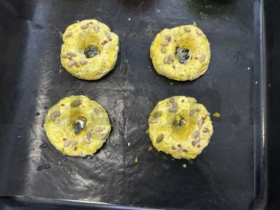 Varškės žiedai su sūriu ir krapais arbatai Žingsnis 8