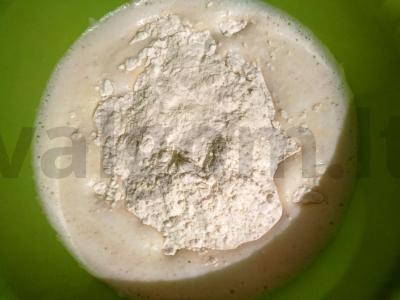 Kopūstų blynai vandenyje Žingsnis 3