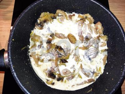 Makaronai su bekonu grietinėlėje Žingsnis 4