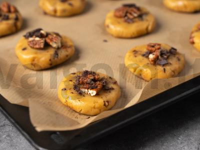 Šokoladiniai sausainiai su pekano riešutais Žingsnis 5