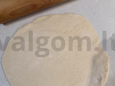 Hachapuri su sūriu, varške ir dešra Žingsnis 1