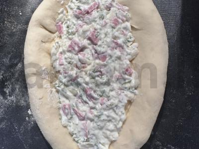 Hachapuri su sūriu, varške ir dešra Žingsnis 4