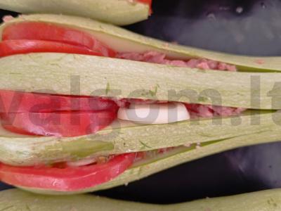 Įdaryti cukinijos per 35 minutes Žingsnis 4