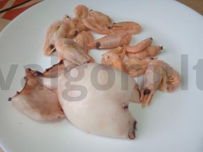 Salotas „Jūrinis drakonas“ Žingsnis 1