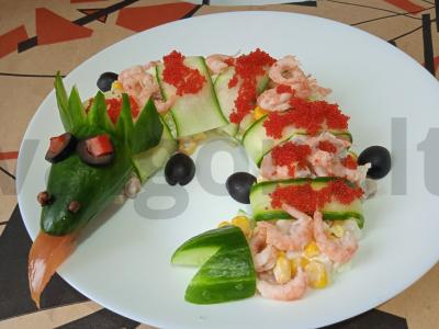 Salotas „Jūrinis drakonas“ Žingsnis 12