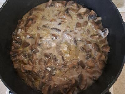 Grybų kreminė sriuba su varškės sūriu Žingsnis 6