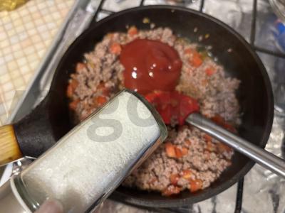 Mėsos padažas makaronams „Bolognese“ Žingsnis 5