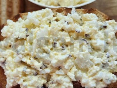 Sumuštiniai su kiaušiniu ir linų sėmenimis Žingsnis 2