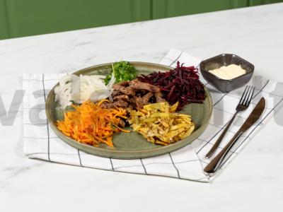 Salotas „Čafan“ pagal klasikinį receptą pagrindine nuotrauka