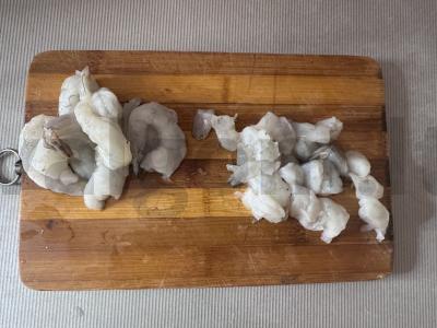 Makaronai su krevetėmis ir špinatais Žingsnis 2