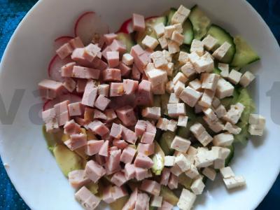 Veganinė okroška su ananasų sultimis Žingsnis 3