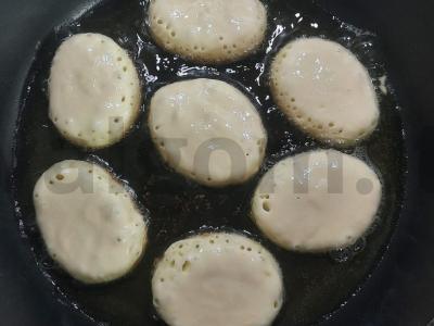 Kefyro ir blynų miltų blynai Žingsnis 2