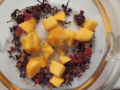 Mango ir vaisių arbatos gėrimas Žingsnis 2