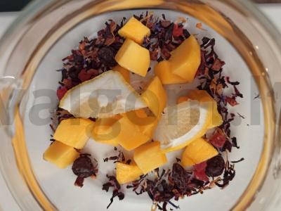 Mango ir vaisių arbatos gėrimas Žingsnis 3