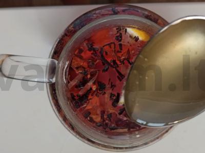 Mango ir vaisių arbatos gėrimas Žingsnis 5