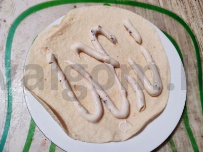 Lavašas su grybais ir pomidorais Žingsnis 3