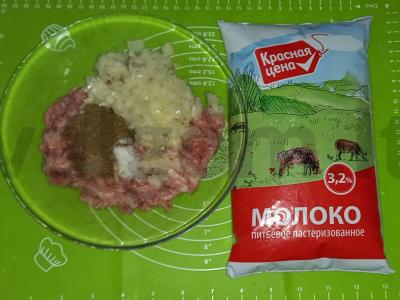 Belyaši ant mielinės tešlos Žingsnis 1