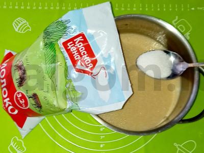 Belyaši ant mielinės tešlos Žingsnis 4