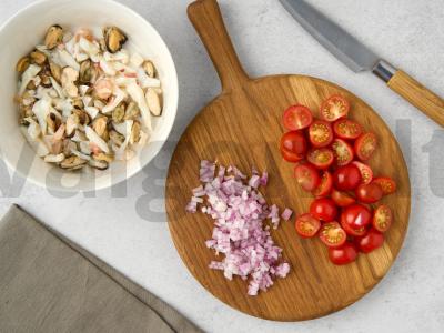 Italų jūros gėrybių salotos Žingsnis 2