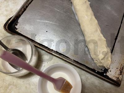 Obuolių štrudelis su traškia plutele Žingsnis 9