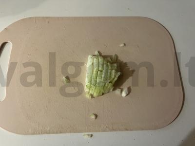 Keptas kiaušinienė su kvapniu šonine Žingsnis 2