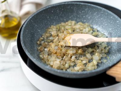 Faršo ir sūrio apkepas orkaitėje Žingsnis 2