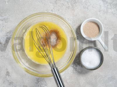 Namų blynai su aguonomis ir sezamu Žingsnis 2