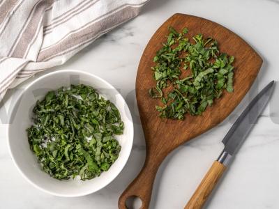 Šašlykas su baziliku orkaitėje Žingsnis 1