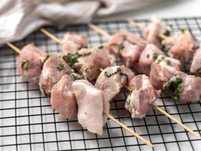 Šašlykas su baziliku orkaitėje Žingsnis 6