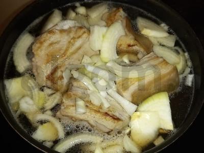 Kiaulienos krūtinėlė su raudonąja karčiojo pasta Žingsnis 5