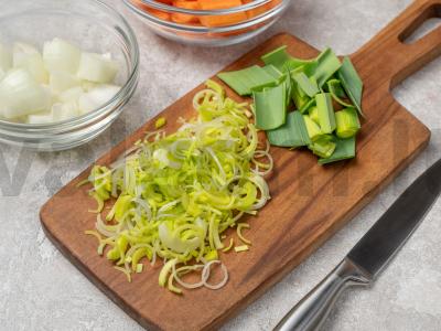 Krevetėmis ir pomidorų pasta pagamintas bisque Žingsnis 1