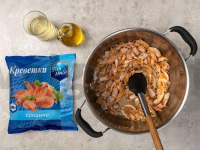 Krevetėmis ir pomidorų pasta pagamintas bisque Žingsnis 3