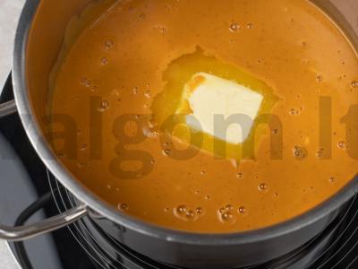 Krevetėmis ir pomidorų pasta pagamintas bisque Žingsnis 9