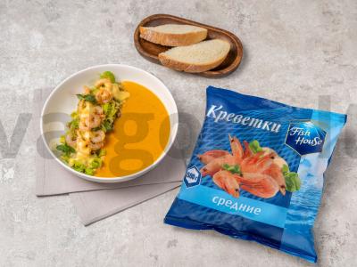 Krevetėmis ir pomidorų pasta pagamintas bisque pagrindine nuotrauka