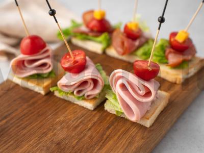 Šventiniai kanapė ant vestuvių Žingsnis 5